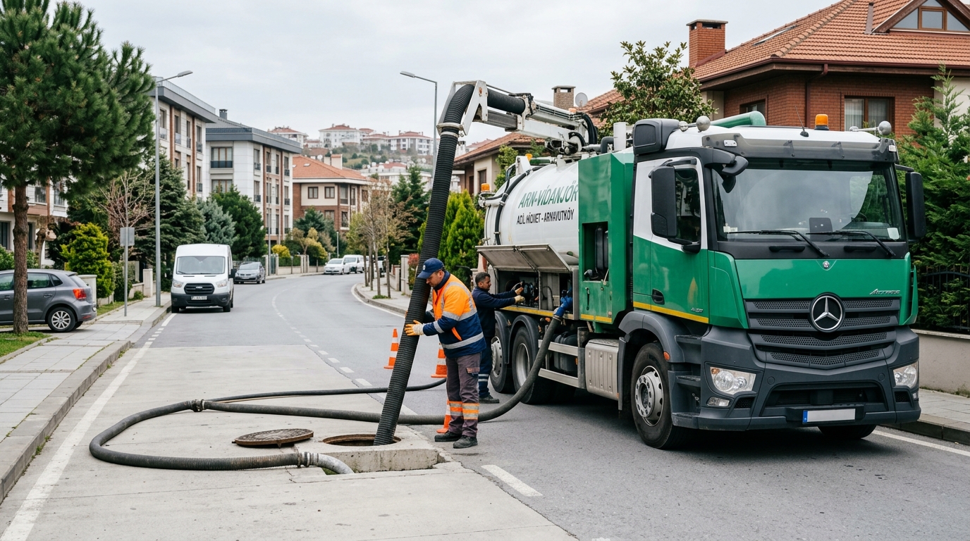 Arnavutköy Vidanjör Hizmeti: Kanalizasyon Açma ve Foseptik Temizliği