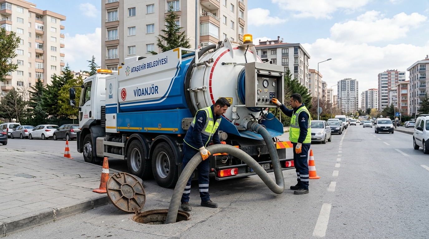 Ataşehir Vidanjör Hizmeti: Kanalizasyon, Foseptik ve Tıkanıklık Açma Çözümleri